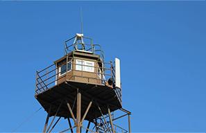 Cámara de vigilancia de CCTV aplicada a la vigilancia fronteriza